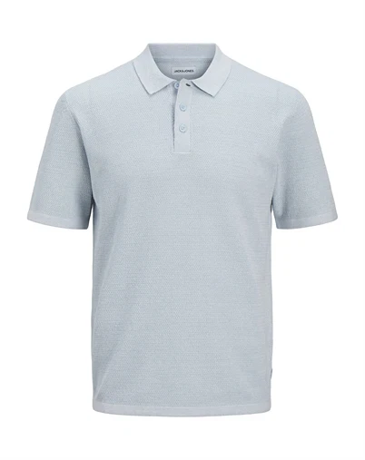 Jack & Jones - JJGeorge Knit Polo - Chambray Blue 